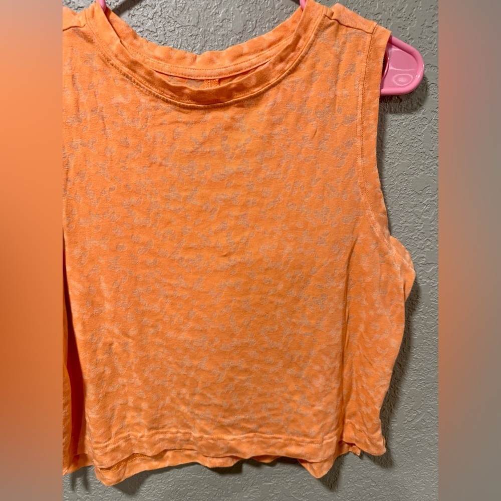 All in Motion Bright Orange Tank Top M - Picture 2 of 4